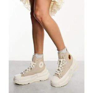 Converse Sneakers Run Star Legacy CX Sunflower High Top Platform Size 9